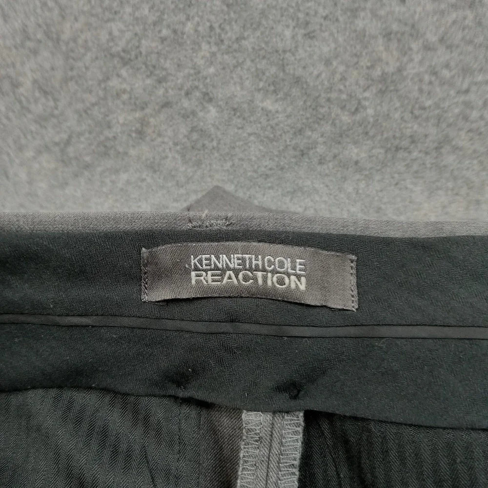 Kenneth Cole Pants Mens 38x29 Reaction Dress Slacks Polyester‎ Business Trousers